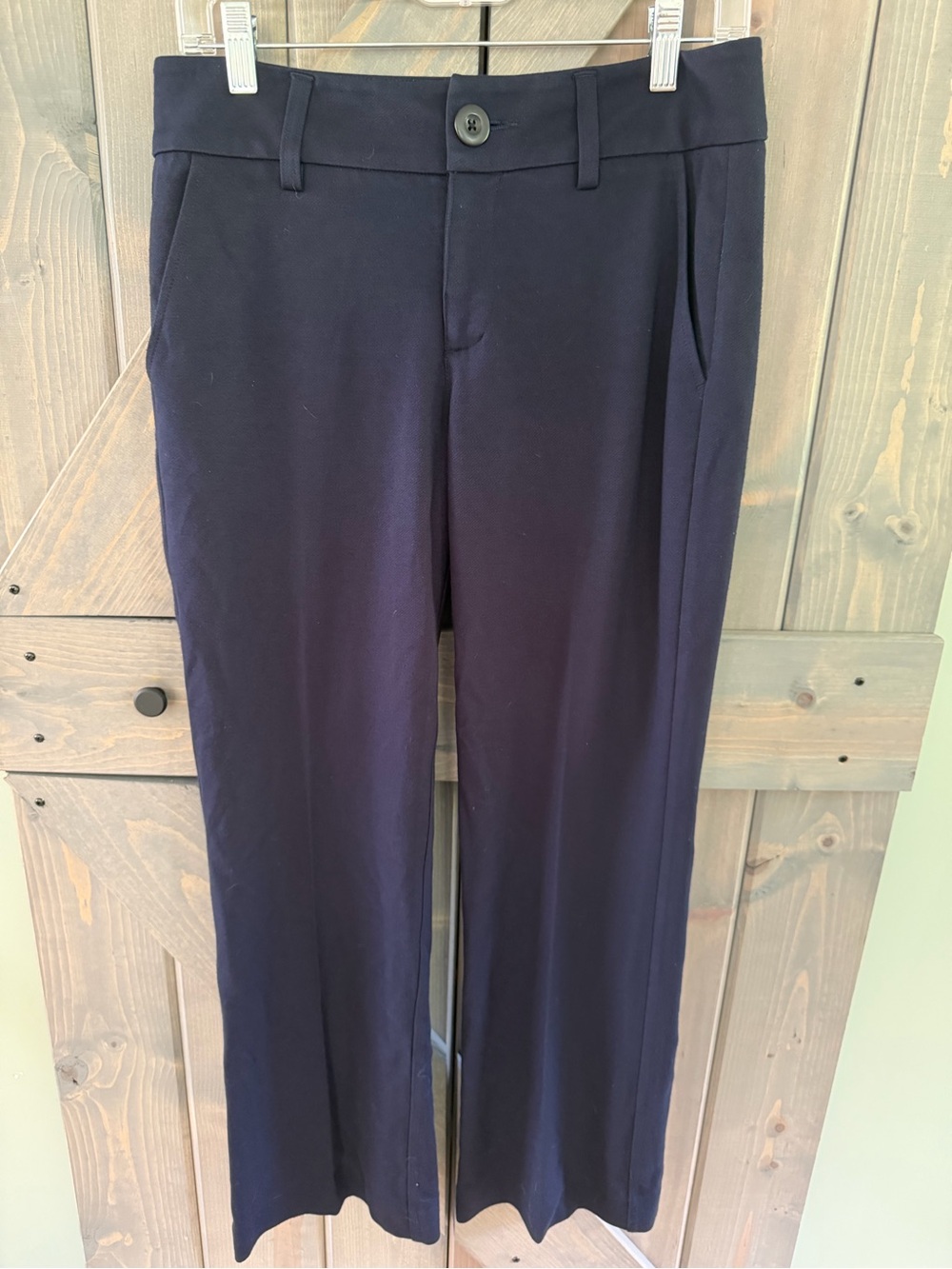 Cabi Women’s Size 6 Navy Blue Straight Leg Stretch Dress Pants Trousers